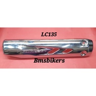 YAMAHA LC135 V1 PROTECTOR SILENCER ORIGINAL(CHROME)(4S3-E4758-00)