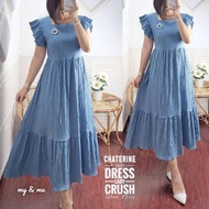 Goodsajifsn - Chaterine Women's Dress, Lady Crush Material, Casual Fashion