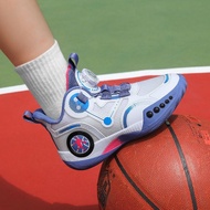 Student Edition Outdoor Middle Big Children Double Net Sports Shoes Sports Basketball Shoes Dopamine