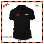 Premium Polo Asus ROG Republic Of Gaming Laptop PC Desktop Monitor Baju T-Shirt Lelaki Design Logo S