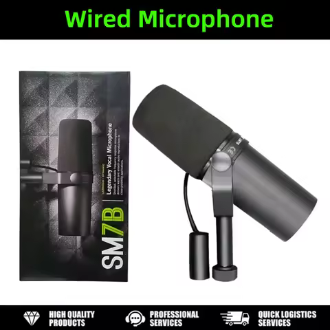 SM7b Professional Recording Studio Dynamic Microphone Broadcast Anchor Radio Dubbing Live Streaming 
