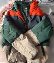 Lee 男裝拼色羽絨外套- XL