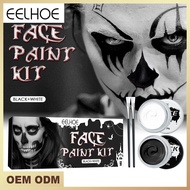 EELHOE Halloween Black White Body Body Holiday Beauty Makeup Paint Special Effect Makeup Paint Set 1