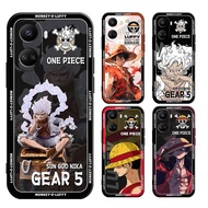 casing for huawei Y6 Y7 Y6S PRO Y7A Y6P Y9S Y9 Prime 2018 2019 gear 5 luffy one piece Matte Case Soft Cover