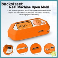 BACKSTREETDVKU Game Console Protective Cover, White/Orange Widget For Flipper Zero Protective ,  Mul