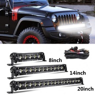 Work Light Super Bright LED Light Bar 6D 8-20inch Offroad Combo Led Bar for Lada Truck4x4SUV A Niva 