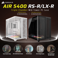 Corsair AIR 5400 RS-R/LX-R ARGB/RGB Triple Chamber Mid-Tower PC Case
