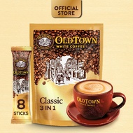 OLDTOWN Classic Instant 3in1 Premix White Coffee, 8 sticks