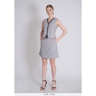 AMILA Blouse AM-B1346 Glench Short Sleeve IGPU25-6