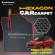 HEXAGON CARPET CARMAT FOR PERODUA ATIVA (2022-Present) Carpet Karpet