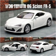 TOYOTA GT 86 Diecast Car Scale 1:36 Alloy Collection Display Car Toyota GT 86 with Display Box Colle