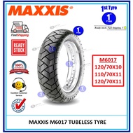 MAXXIS TRAXER M6017 120/70-10, 110/70-11, 120/70-11 TUBELESS TYRE (YEAR 2022/2023)