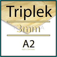 READY TERLARIS TRIPLEK LEMBARAN 3MM A2 100% ORIGINAL POTONGAN