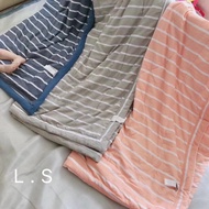 Muji Plaid Cotton Summer Blanket imported from Japan, muji summer-autumn blanket