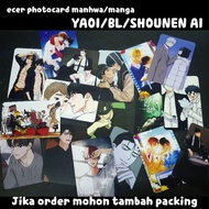 GOOD!! ecer photocard manhwa/webtoon/manga/komik BL, YAOI, SHOUNEN AI