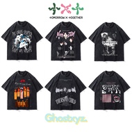 Ghostxyz T-Shirt TXT Wash Oversize Vintage Tee