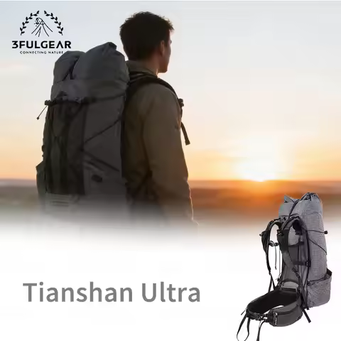 3F UL GEAR TianShan ULTRA 35+10L Backpack Upgrade Ultralight Outdoor Camping Hiking Climbing Bag Maj