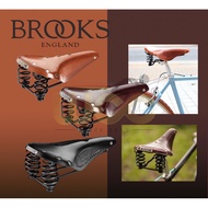 BROOKS FLYER B17 LEATHER SPRING SADDLES COMFORT FOR LONG DISTANCE MADE IN ENGLAND BICYCLE SADDLE