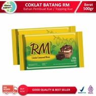 RM Chocolate Bar 500gr (WHOLESALE) RM Chocolate Block/ (Dark Chocolate Compound)