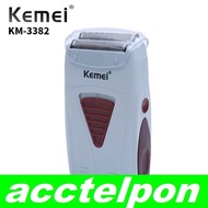 Bisa COD KEMEI KM 3382 shaver alat mesin cukur rambut jenggot kumis kemei cas Bagus