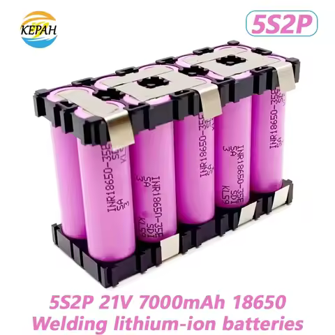 NEW Battery Pack Custom 18650-35E Battery Welding DIY 2S1P 3S1P 3S2P 4S1P 5S2P 3500mAh / 7000mAh Bat