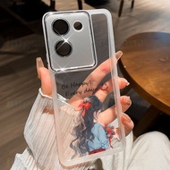 Jingsanc với tấm dán bảo vệ ống kính trường hợp đối với Vivo y36 5G/Vivo y36 nhựa TPU mềm bảo vệ máy