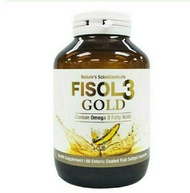 FISOL 3 GOLD (Contain: Omega 3 Fatty Acids) 60 Capsule Fish oil