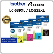 ORIGINAL Brother LC539XL LC-539XL Black / LC-535XL Cyan / LC-535XL Magenta / LC-535XL Yellow Ink Car