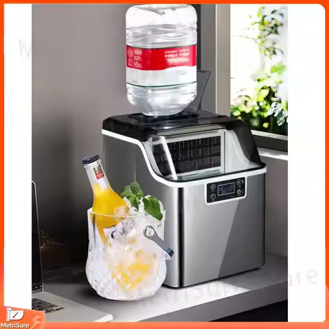 35kg Commercial Automatic Ice Maker for Home and Office Smart Portable Mini Ice Fast Ice Making with