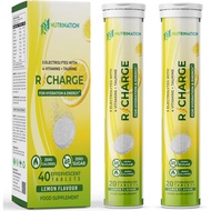 Electrolytes Hydration Tablets | 40 Effervescent Rehydration Tablets | 5 High Strength Electrolytes 