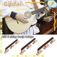 GILDAI String Banjo Bridge, Musical Instrument Wooden Banjo Bridge Parts, Replacement Instrument Sup