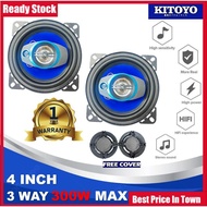 Car Speaker 4 inch Speaker Kereta 4 Inch 4 way VOICE Car Speaker 200W VO-1095B VO-1695B 1 Pair