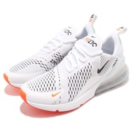 NIKE Air Max 270 JDI Air Cushion Jogging Shoes White Orange AH8050-106