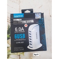Charger Port 6 usb 6.0A