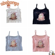 ABEBONGOTF Sleeveless Top, Gentle  Tank Top, Cute Causal Sweet Rabbit Print Graphic Vest Women