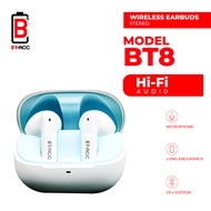 BT-ACC TWS BT8 Wireless Bluetooth Earphone Headset Headphone Earbuds Tws Hifi Surround Tws Bluetooth