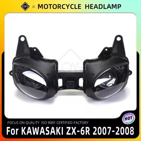 LQYL Motorcycle Headlight Headlamp Head Light Lamp Assembly For KWASAKI Ninja ZX-6R 636 ZX6R ZX 6R 2