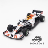 MINI GT 1:64 2021 F1 RB Racing RB16B Turkish GP White #33 Max/#11 S.Perez Diecast model car