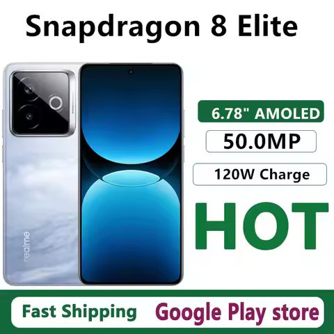 Original Realme GT 7 Pro Racing Edition Mobile Phone Snapdragon 8 Elite IP69 Waterproof 6.78" AMOLED
