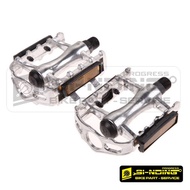 Vintage Alloy Silver A08 DU Bearing Folding Bike Cleat Pedals Federal MTB Roadbike