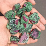 Raw Ruby Zoisite Raw Ruby In Zoisite Ruby Zoisite Rough - Healing Crystals - Raw Ruby Stone