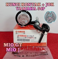 KUNCI KONTAK SATU SET + JOK KUALITAS ASLI ORIGINAL YAMAHA YGP 54P MIO J  MIO GT KONCI STOP KONTAK KE