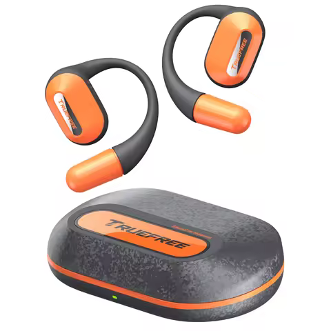 Truefree O2 Open Ear Headphones Bluetooth Wireless Earbuds with Directional Acoustics, IPX5, Multipo