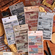 (8F10) 6 Sheets Touching Notes Series Journal Diary Sticker Journal Scrapbook