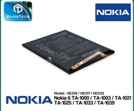 BATERAI NOKIA 6 TA-1000 TA-1003 TA-1021 TA-1025 TA-1033 TA-1039 - HE316 HE317 HE335 - ORI BERGARANSI