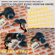 MESIN 6-FOOT STARTER SWITCH ON-OFF SWITCH IGNITION KEY STARTER KEY GENSET GENERATOR EC2500 3000 WATT