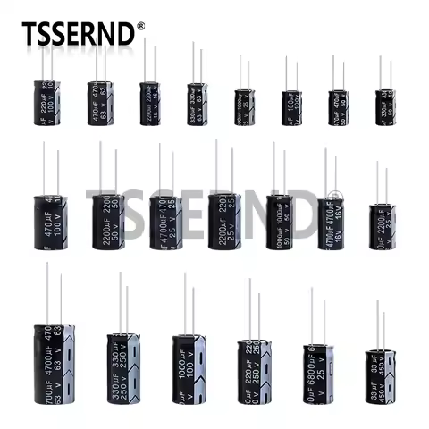 Aluminum Electrolytic Capacitor 10V 16V 25V 35V 50V 400V 450V 470UF 100UF 220UF 330UF 470UF 680UF 10