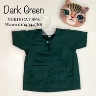 Baju Raya Kucing Dark Green