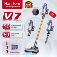 (Free Trail)Honiture Laresar V7 Cordless Vacuum Cleaner 50Kpa 60Mins 500W Handheld Vacuum Cleaner Ho