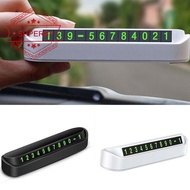 Car Temporary Parking Card Phone Number Card Plate Accessories Number Telephone Car Park Stop A2e5